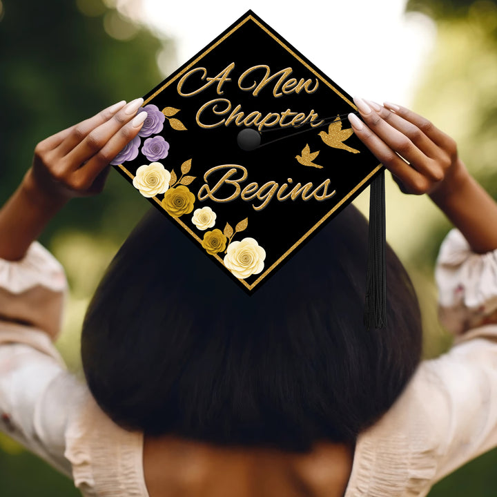 A New Chapter Begins Graduation Cap Topper