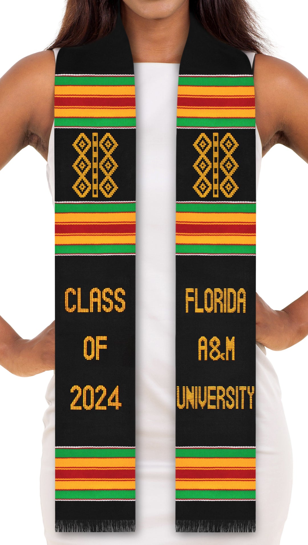 Florida A&M University (FAMU) Class of 2024 Kente Graduation Stole