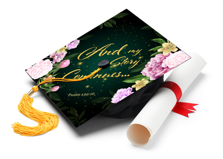 And My Story Continues Graduation Cap Topper
