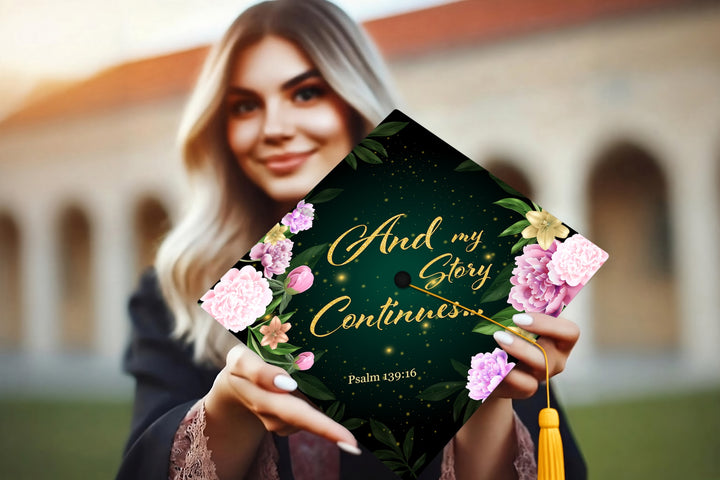 And My Story Continues Graduation Cap Topper