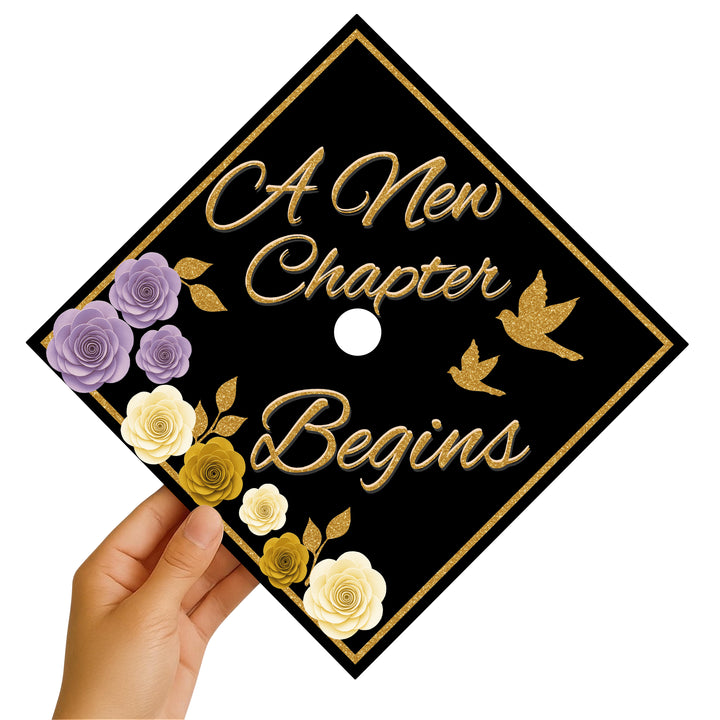 A New Chapter Begins Graduation Cap Topper