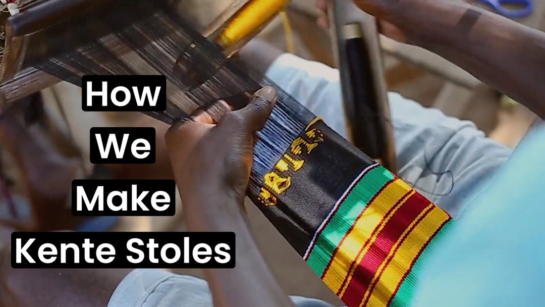 How kente cloth is made