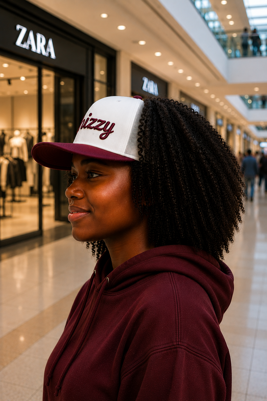 What are the four types of natural hair?