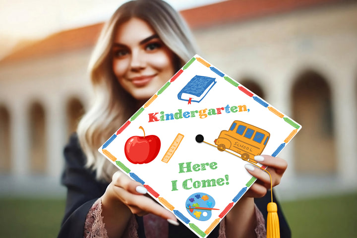 Kindergarten, Here I Come! Graduation Cap Topper