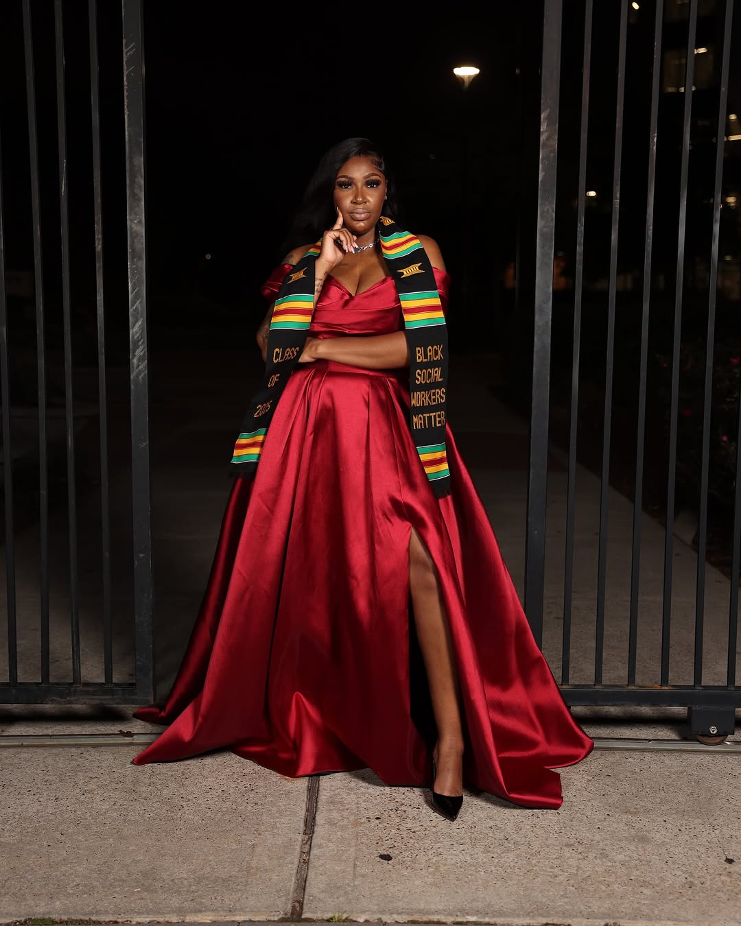 Black Social Workers Matter Class of 2026 Kente Graduation Stole Sankofa Edition Black Social Workers Matter Class of 2026 Kente Graduation Stole Sankofa Edition