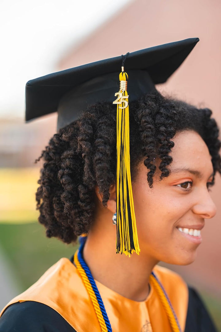 The ORIGINAL GradCapBand – Secure Your Graduation Cap on Natural Hair, Curls, Braids, Locs, Twists, and Straight Hair