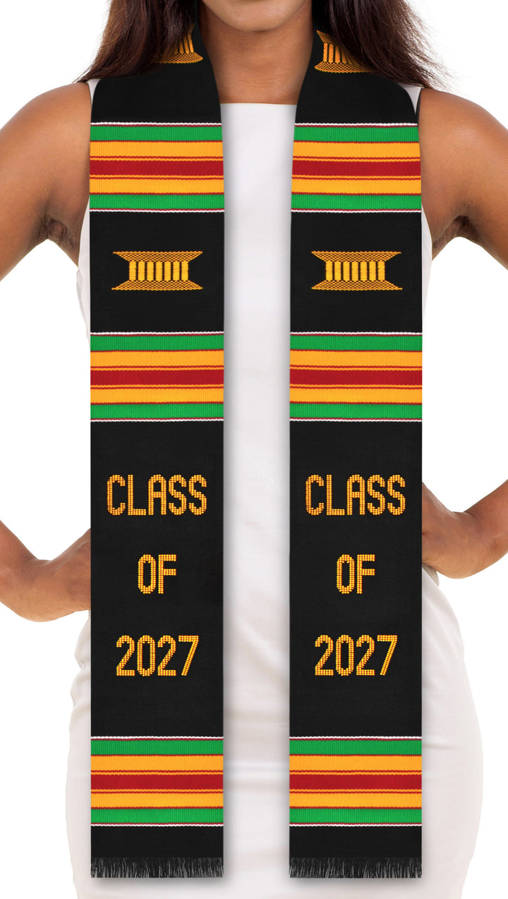 Class of 2026/2027 Authentic Handwoven Kente Cloth Graduation Stole