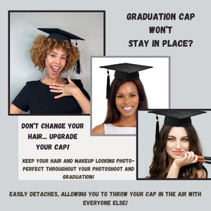 graduation cap hairband trick