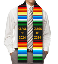 Load image into Gallery viewer, Class of 2024 Mexican Serape Style Graduation Stole
