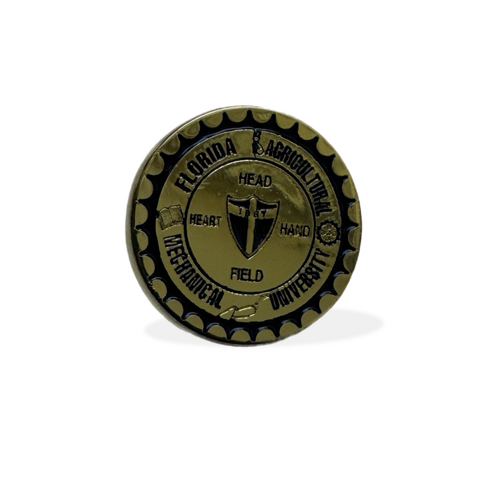 Florida A&M University Gold-Plated Lapel Pin with Deluxe Locking Pin Back – 2 cm (.79 inches)