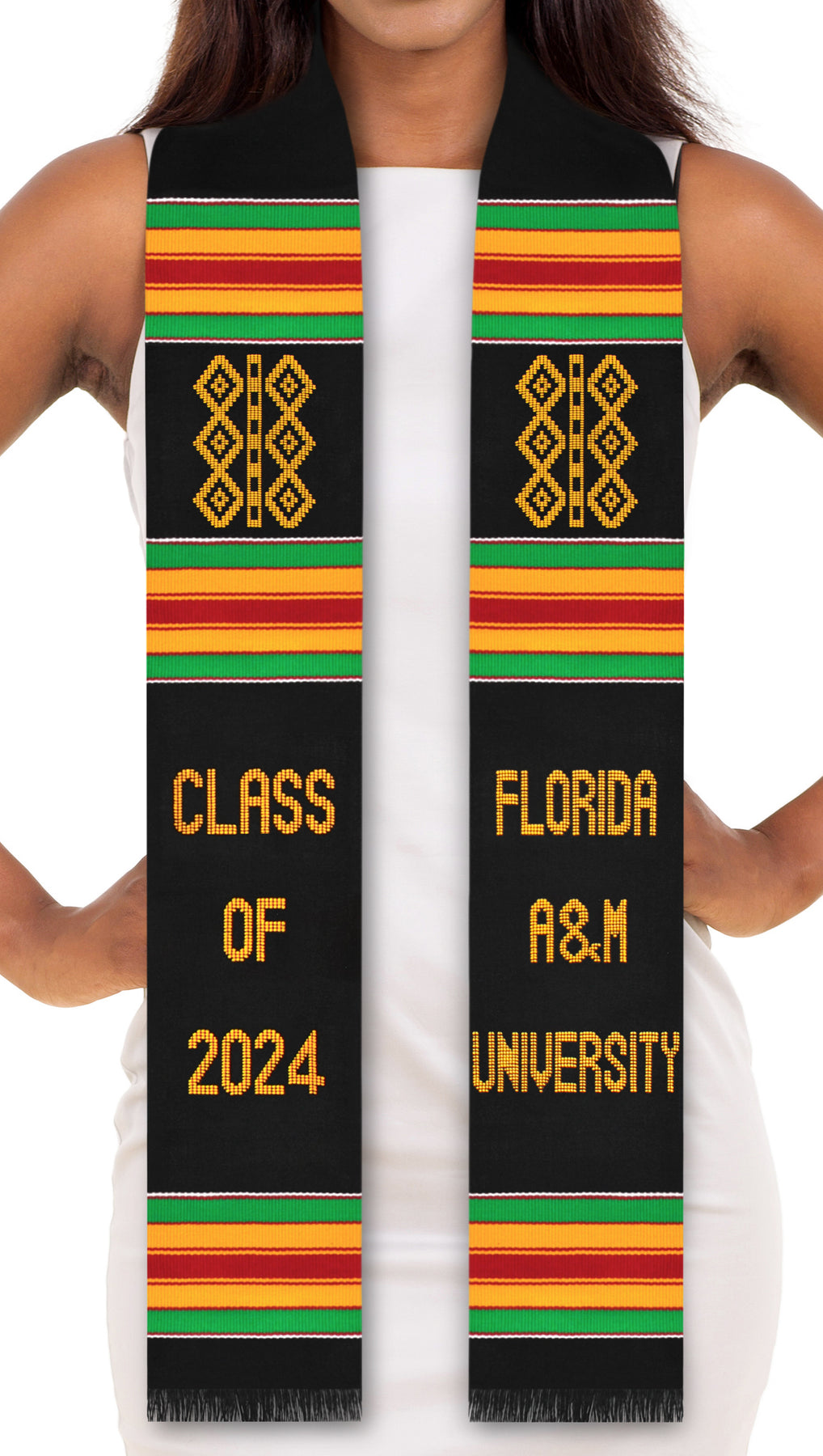 Florida A&M University (FAMU) Class of 2025 Kente Graduation Stole