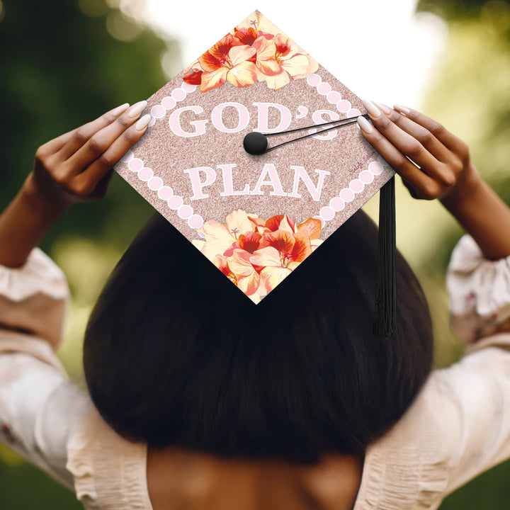 God's Plan Graduation Cap Topper