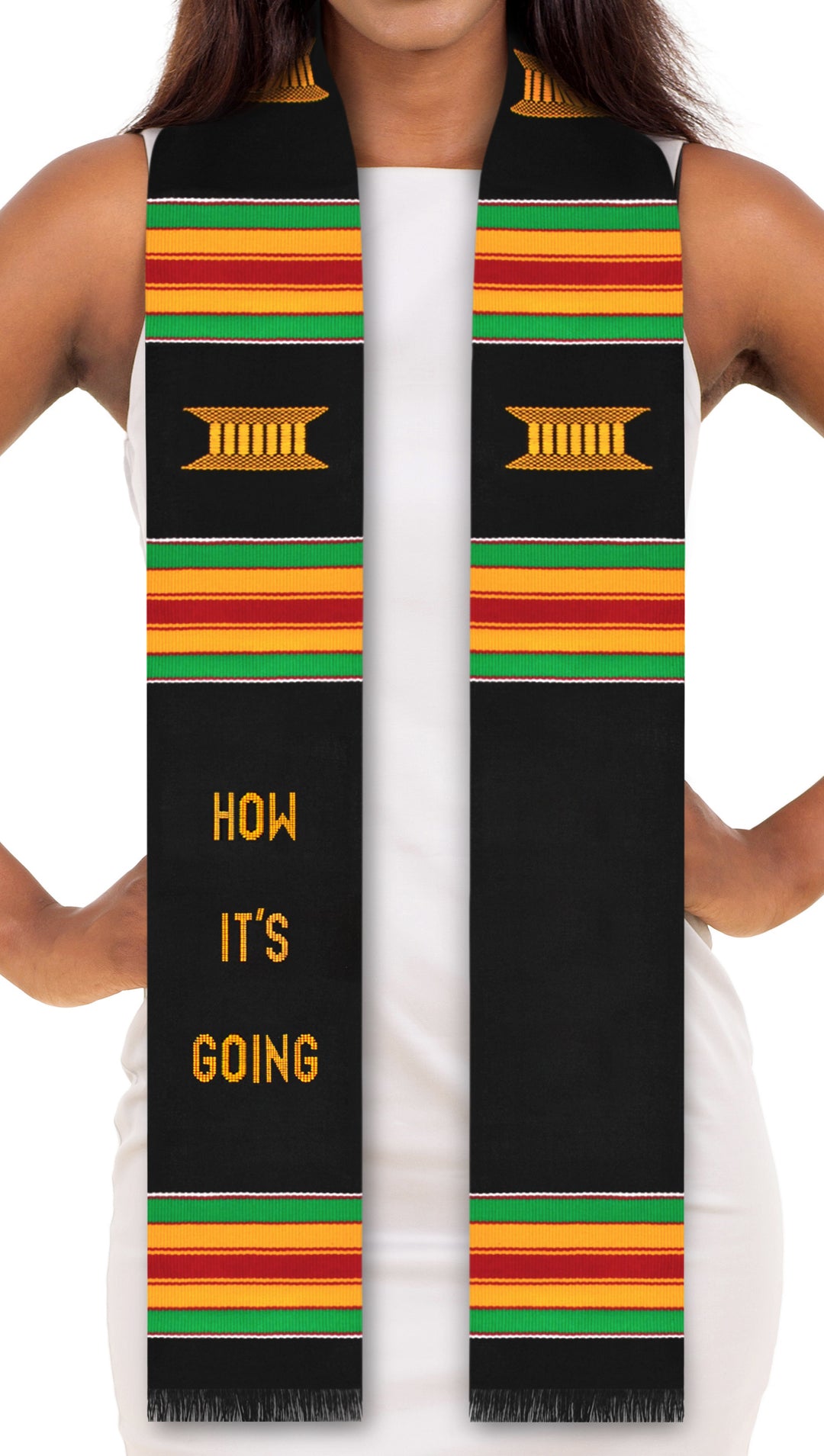 How it's going kente stole