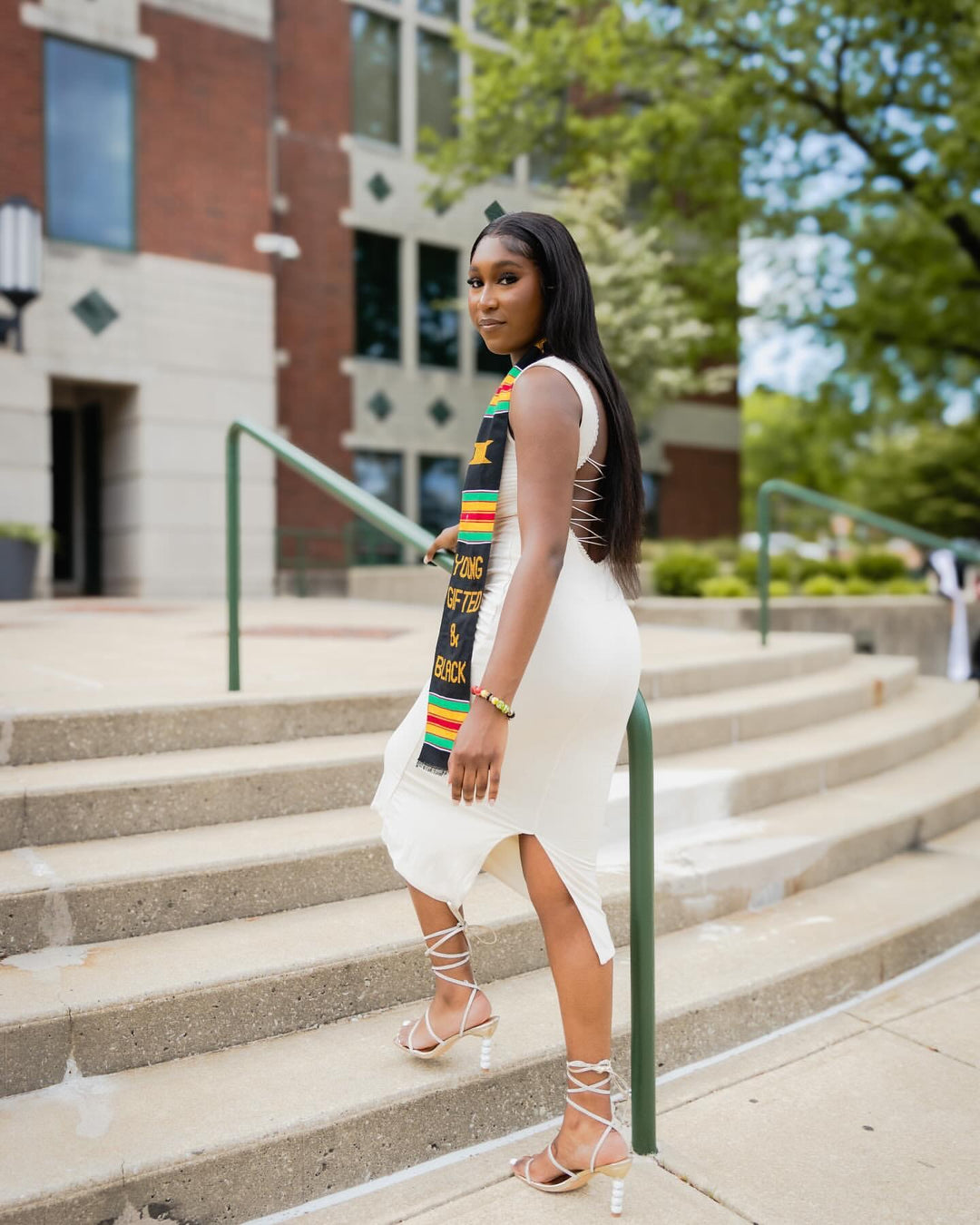Young, Gifted & Black Class of 2026 Kente Graduation Stole Sankofa Edition Young, Gifted & Black Class of 2026 Kente Graduation Stole Sankofa Edition
