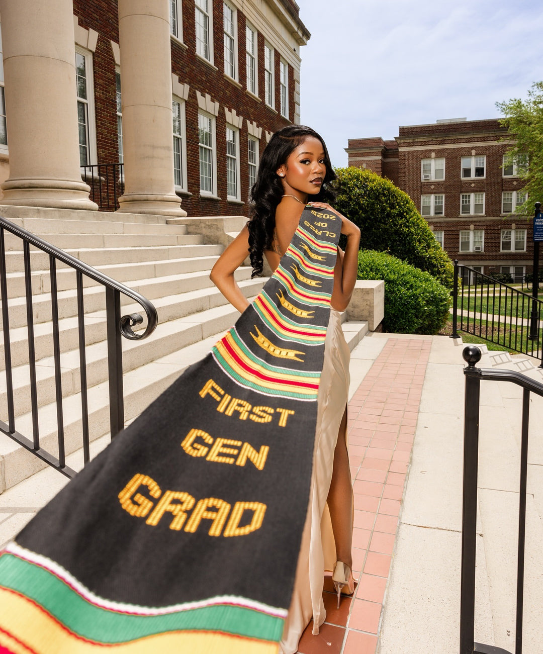 First Gen Grad Class of 2025 Kente Graduation Stole