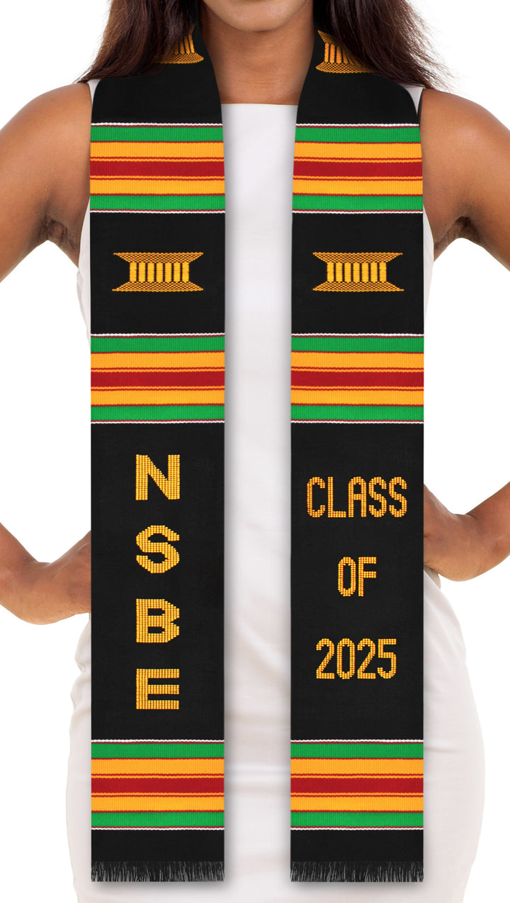 National Society of Black Engineers (NSBE) Class of 2025 Kente Graduation Stole