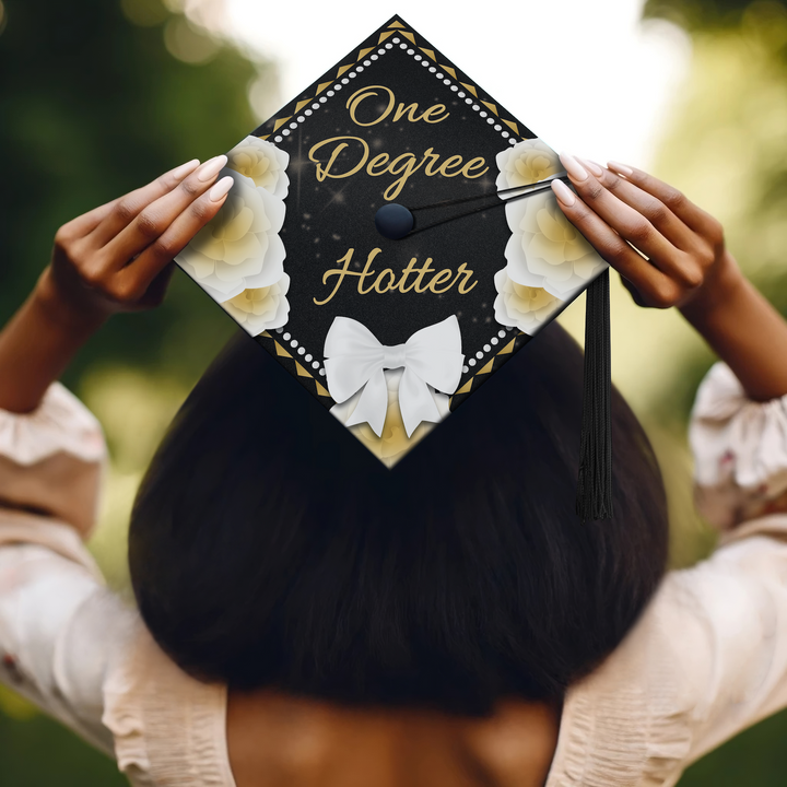 One Degree Hotter Graduation Cap Topper