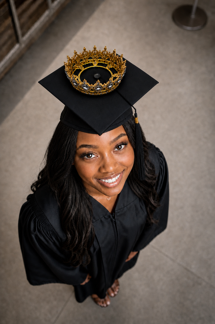 The Patented Sheba™ Crown, for Graduation Caps. Stand Out from the Crowd.