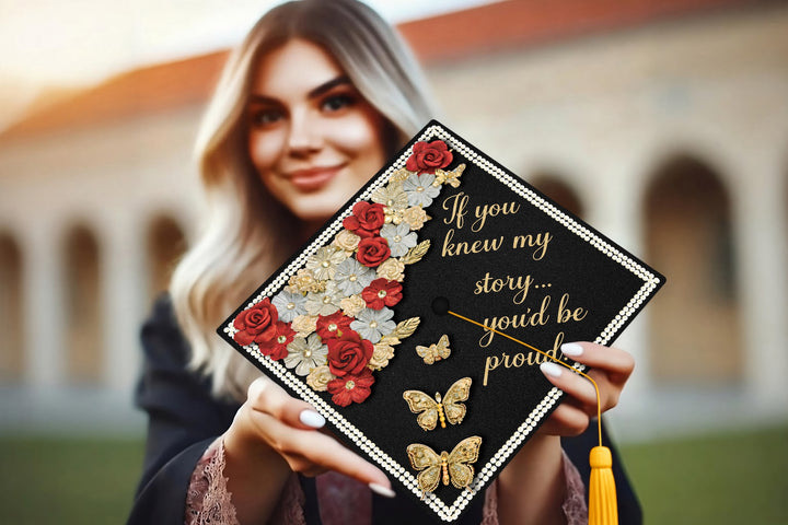 If You Knew My Story You’d Be Proud Graduation Cap Topper