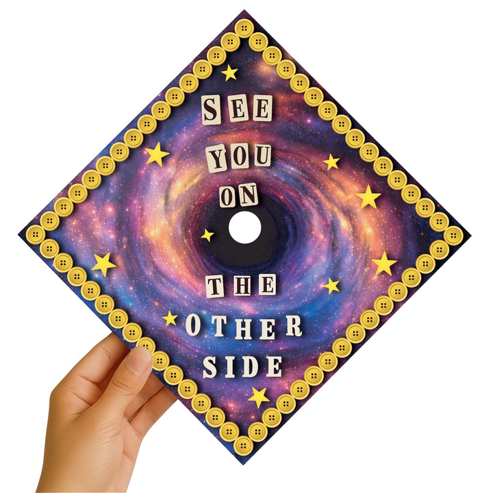 See You on the Other Side Graduation Cap Topper
