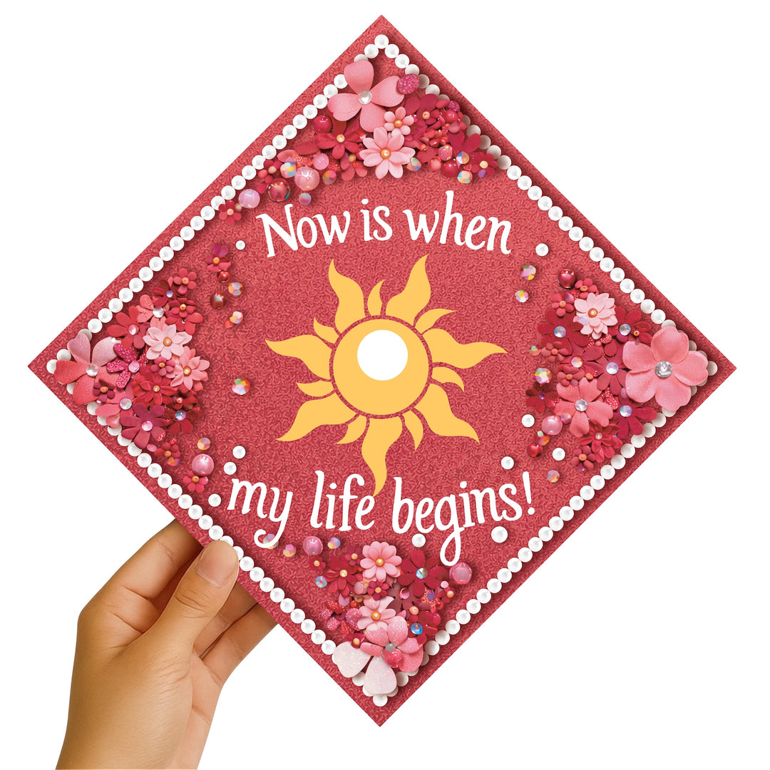 Now Is When My Life Begins Graduation Cap Topper