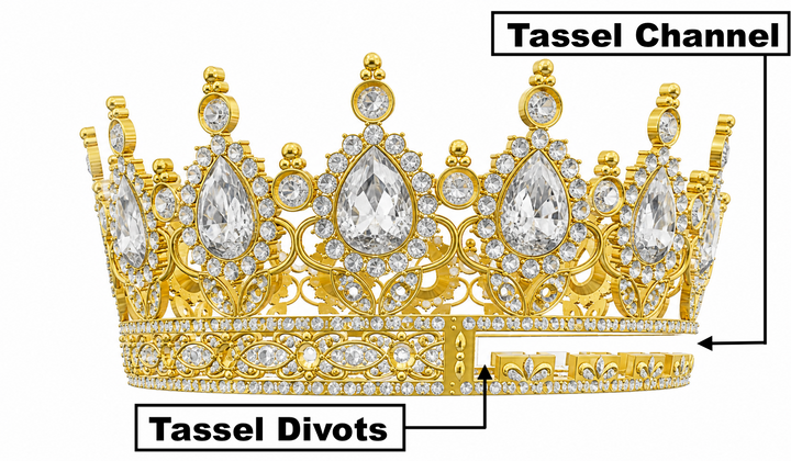 The Patented Sheba™ Crown, for Graduation Caps. Stand Out from the Crowd.