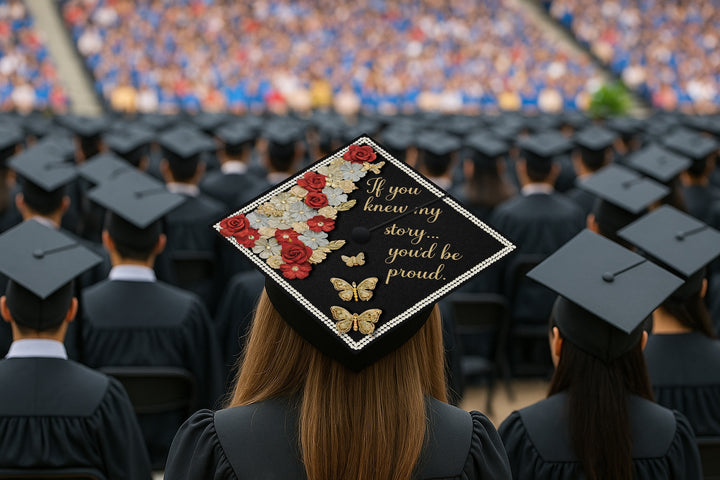 If You Knew My Story You’d Be Proud Graduation Cap Topper
