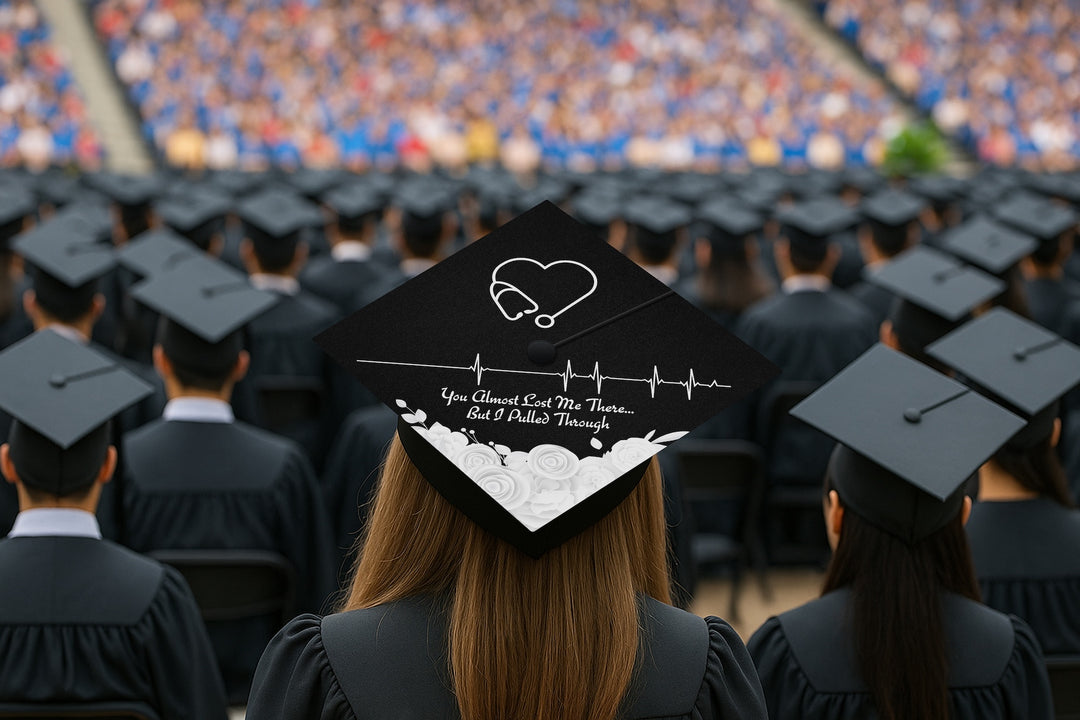 You Almost Lost Me There... Graduation Cap Topper