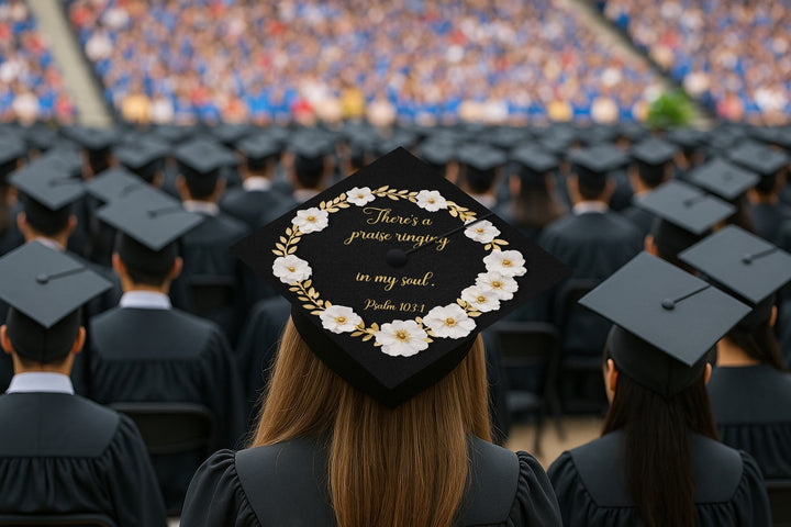 There’s a Praise Ringing in My Soul Graduation Cap Topper