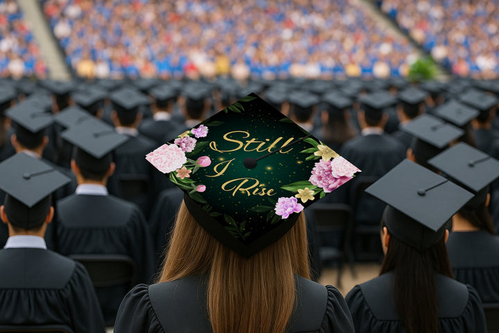 Still I Rise Graduation Cap Topper