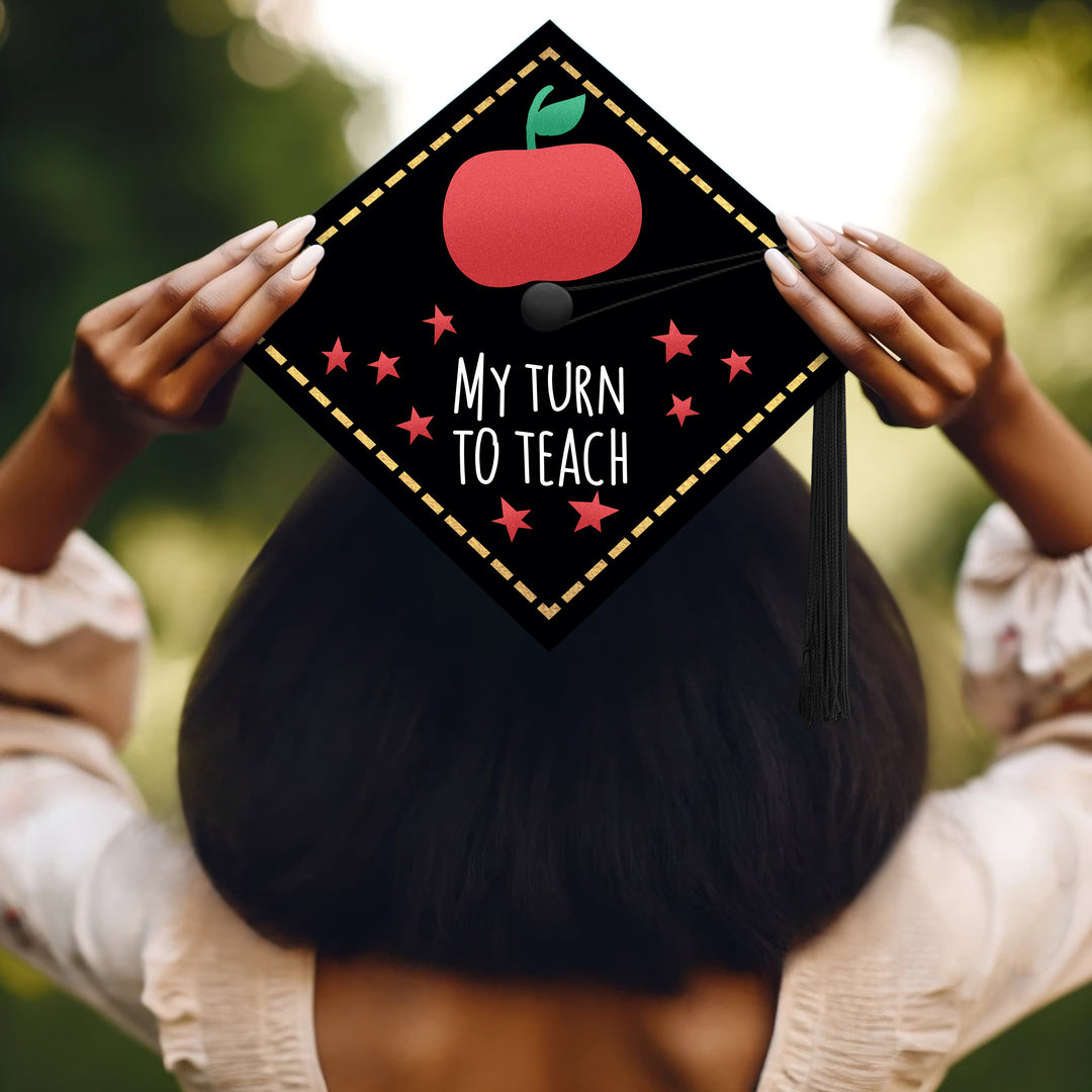 My Turn To Teach Graduation Cap Topper – Sankofa Edition™