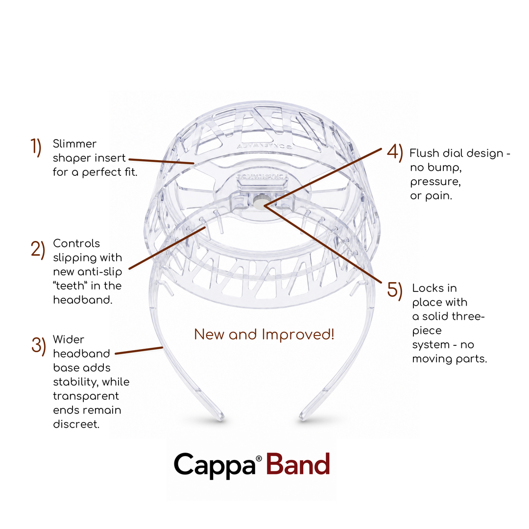 The Patented Cappa™ Band Graduation Cap Headband, Secures Your Graduation Cap on any Hairstyle