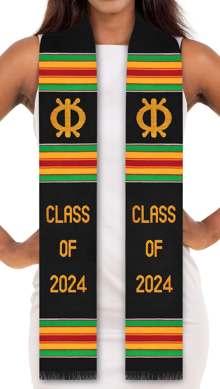 Perseverance Symbol Class of 2024 Kente Graduation Stole