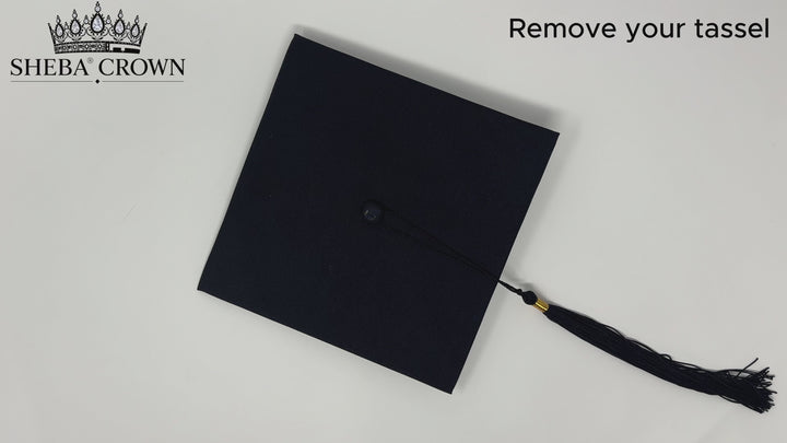 The Patented Sheba™ Crown, for Graduation Caps. Stand Out from the Crowd.