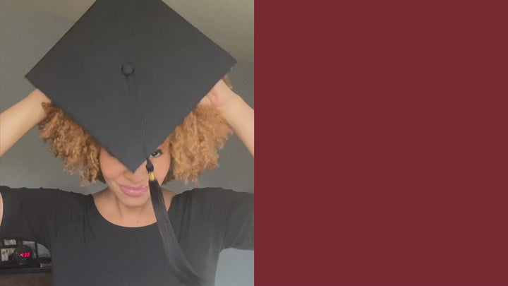 The Patented Cappa™ Band Graduation Cap Headband, Secures Your Graduation Cap on any Hairstyle