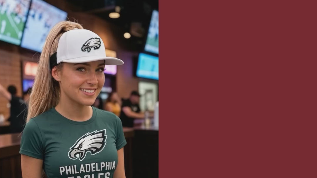 Capizzy — Converts Any Baseball Cap Into a Visor and Ponytail Hat, Fits Big Hair, Curls, Afros, Locs, Braids, Ponytails, Buns, and more. Patented, Unisex