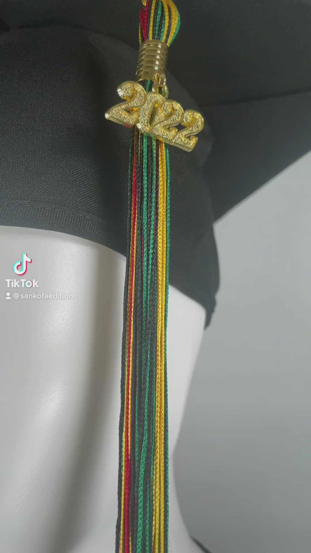 Class of 2022 Kente Colors Matching Graduation Cap Tassel
