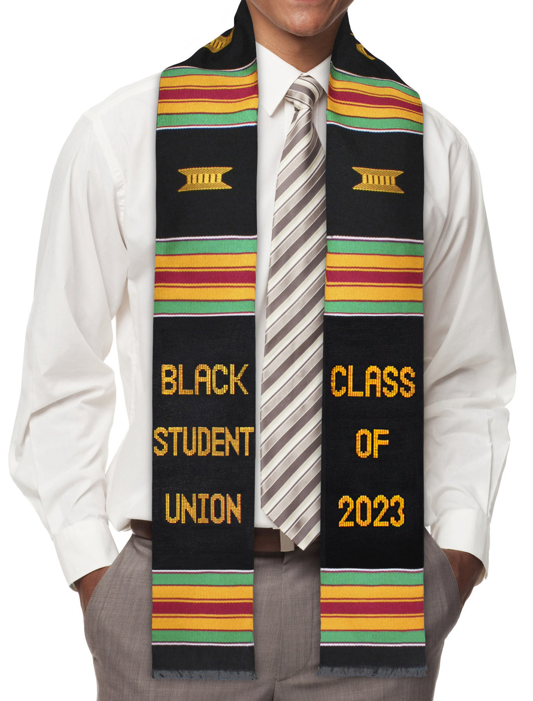 BSU Black student union 2023 kente stole