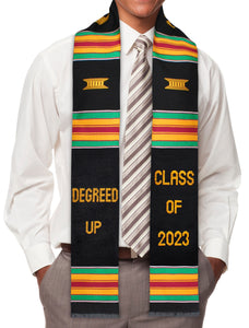 Degreed Up class of 2023 kente stole
