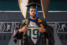 Load image into Gallery viewer, Class of 2021 Authentic Handwoven Kente Cloth Graduation Stole - Sankofa Edition™
