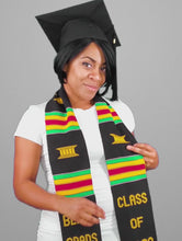 Load and play video in Gallery viewer, Black Grads Matter Kente Stole
