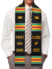 Load image into Gallery viewer, First Gen Grad Class of 2023 Kente Graduation Stole
