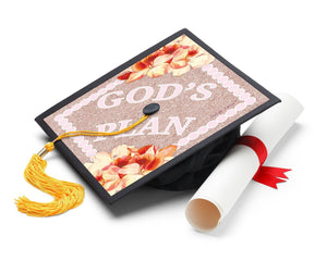 God's Plan Printable Graduation Cap Mortarboard Design - Sankofa Edition™