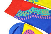 Load image into Gallery viewer, Premium Quality African Dashiki Pattern Socks for Dress or Casual Novelty | 3 Pack Bundle No. 1 - Sankofa Edition™
