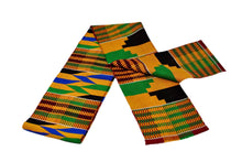 Load image into Gallery viewer, Traditional Double Weave Kente Cloth Scarf Sash - Sankofa Edition™
